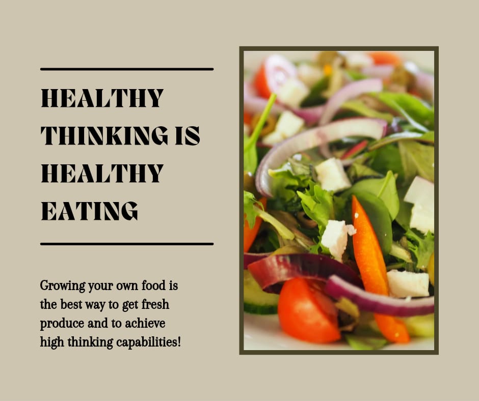 HEALTHY THINKING = HEALTHY EATING